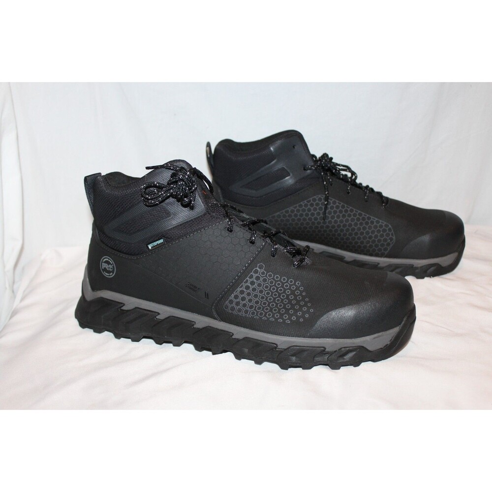Timberland Pro Men's Ridgework Composite Safety Toe Leather WP Boots NIB 15